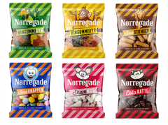 Miniposer(10 gram) fra Nørregade - 1.000 poser - Gratis levering